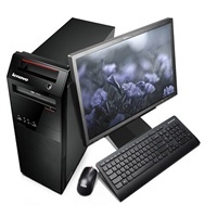 联想(Lenovo)扬天M2610N G1820 2G内存 500G硬盘 DVD 集成 Win7系统 20英寸商用台式机电脑-电脑办公-当当触屏版